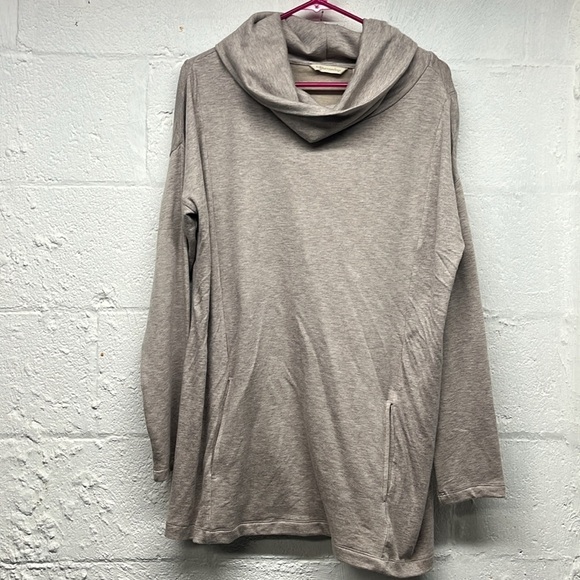 Soft Surroundings cowl neck sweater with pockets sz large - Picture 1 of 5